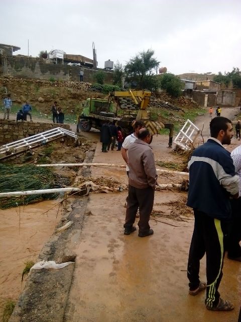 خسارت۵۰۰میلیونی سیل به منازل و زیرساخت های مسجدسلیمان + تصاویر