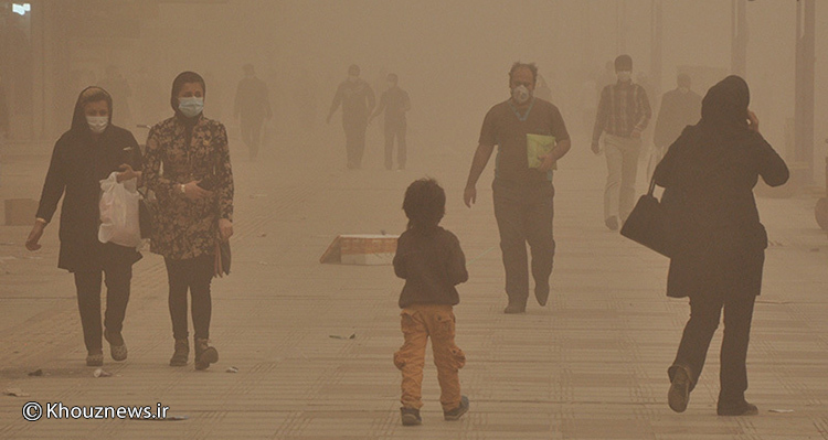 آخر هفته خوزستان در محاصره گرد و غبار شدید