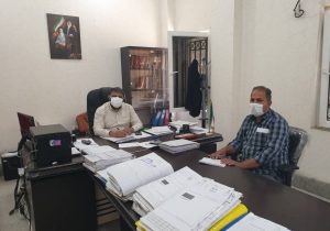 نشست مدیر انجمن حامیان طبیعت و محیط زیست حمیدیه با دادستان شهرستان