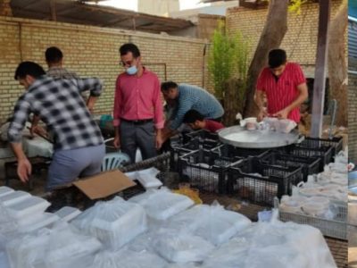 پخت بیش از ۱۵ هزار پرس غذا در روز عید غدیر خم + تصویر