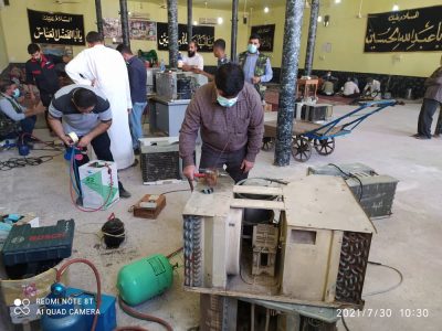 عین دو ، میزبان 103مین اردوی کارگروه جهادی شرکت تعمیرات نیروگاه های برق آبی خوزستان