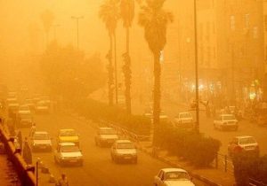 آسمان خوزستان غبارآلود می‌شود