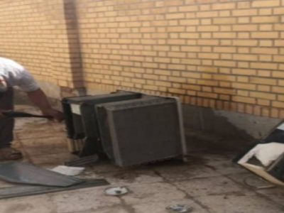 تعمیر کولر نیازمندان با کمک خیران