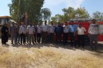 برگزاری مانور آموزشی اطفاءحریق در کارخانه سیمان کارون