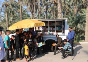 راه اندازی نخستین کتابخانه سیار خوزستان