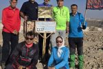 صعود گروه کوهنوردی همتباران به بام خوزستان قله ی کینو +تصاویر
