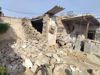 زمین لرزه، فریاد محرومیت گُلگیر