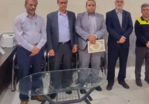 برگزاری مراسم معارفه رییس ناحیه پستی خرمکوشک اهواز