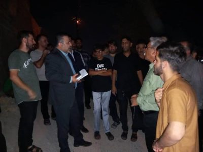 حضور شهردار مسجدسلیمان در جمع ساکنان منطقه سرکوره‌ها