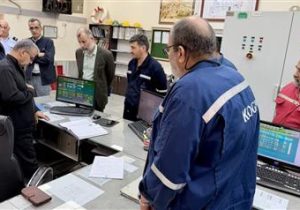 بازدید میدانی مدیرعامل شرکت بهره‌برداری نفت و گاز کارون از تأسیسات عملیاتی