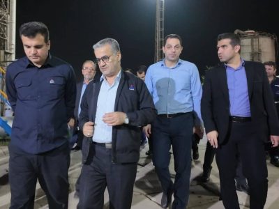 بازدید مدیرکل حراست شرکت ملی نفت ایران از تأسیسات عملیاتی شرکت بهره‌برداری نفت و گاز کارون