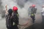 نجات هشت شهروند گرفتار در آتش‌سوزی یک ساختمان مسکونی در اهواز