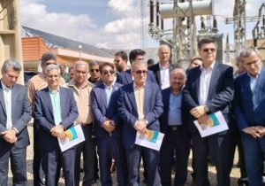 افتتاح ۵ نیروگاه خورشیدی برق منطقه‌ای خوزستان با حضور مدیرعامل توانیر