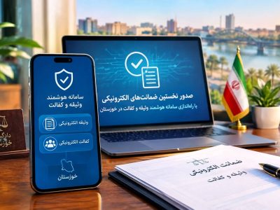 صدور نخستین ضمانت‌های الکترونیکی در خوزستان